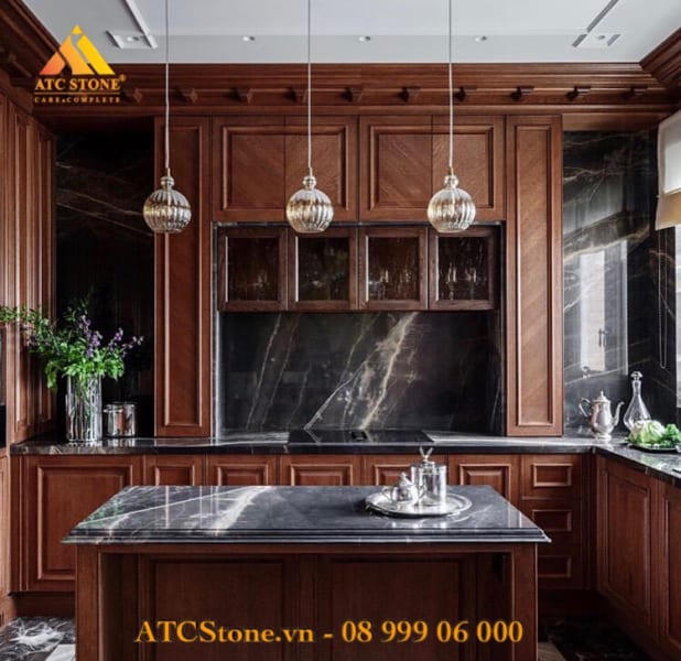 Đá marble ốp bếp