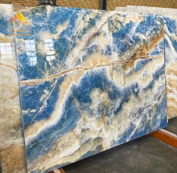 ĐÁ ONYX TIGER BLUE