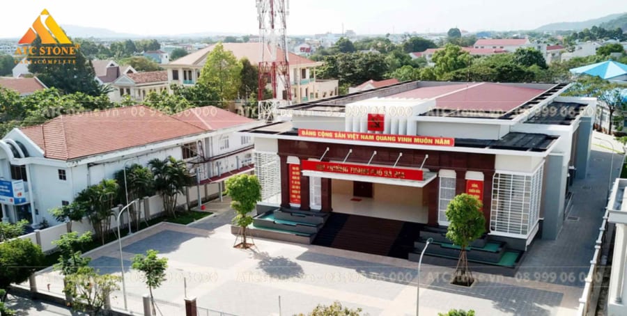 Đá hoa cương hội trường Đảng