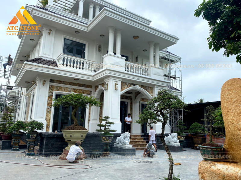 Đá hoa cương ốp biệt thự