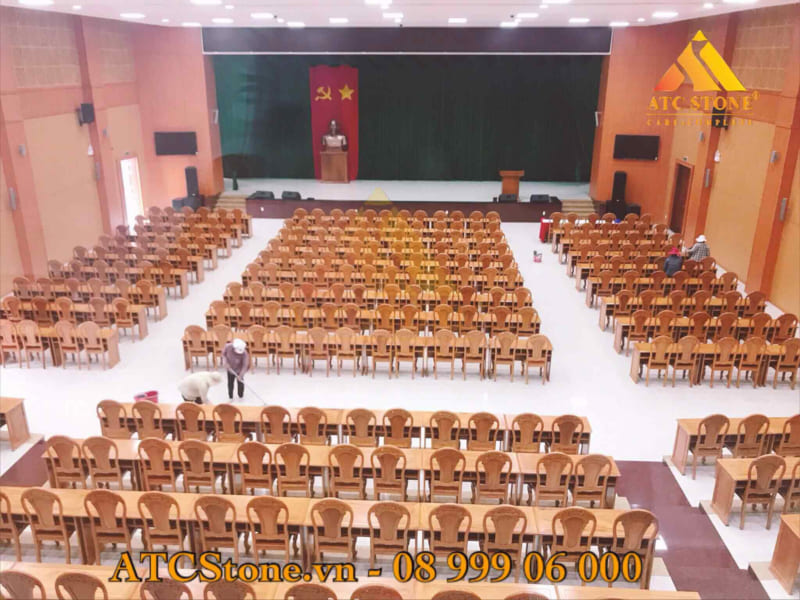 Đá granite ốp hội trường Đảng