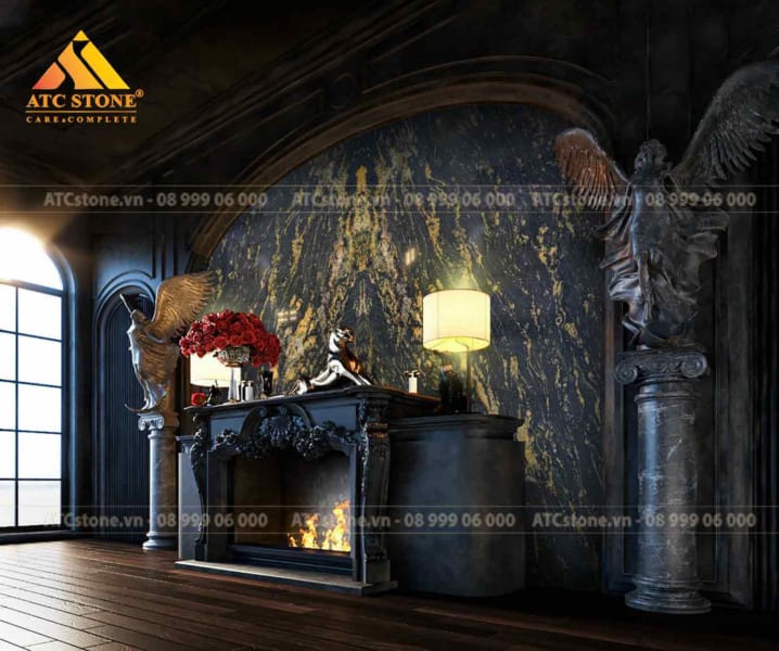 ĐÁ GRANITE TITANNIUM GOLD