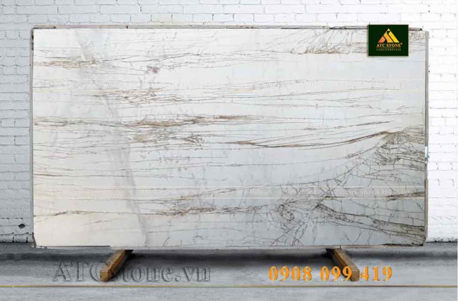 ĐÁ MARBLE SANTORINI WHITE
