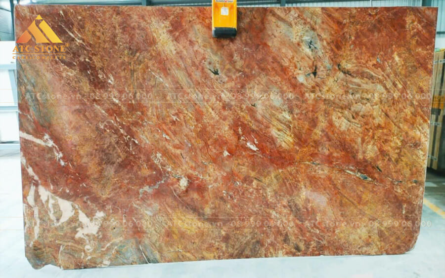 ĐÁ QUARTZ LAVA RED