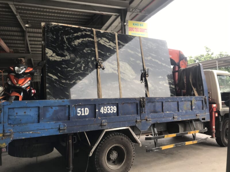 XE CẨU ĐÁ BLUE STAR