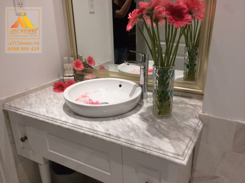 Đá volakas bàn lavabo