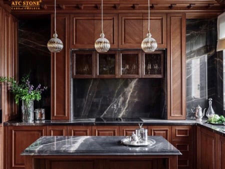 Đá marble ốp bếp