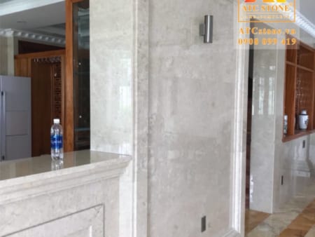 Đá marble ốp phòng khách