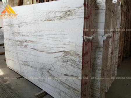 ĐÁ MARBLE SANTORINI WHITE