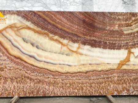 ĐÁ ONYX BROWN FLAME