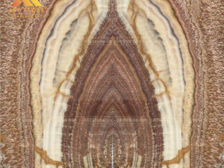 ĐÁ ONYX BROWN FLAME