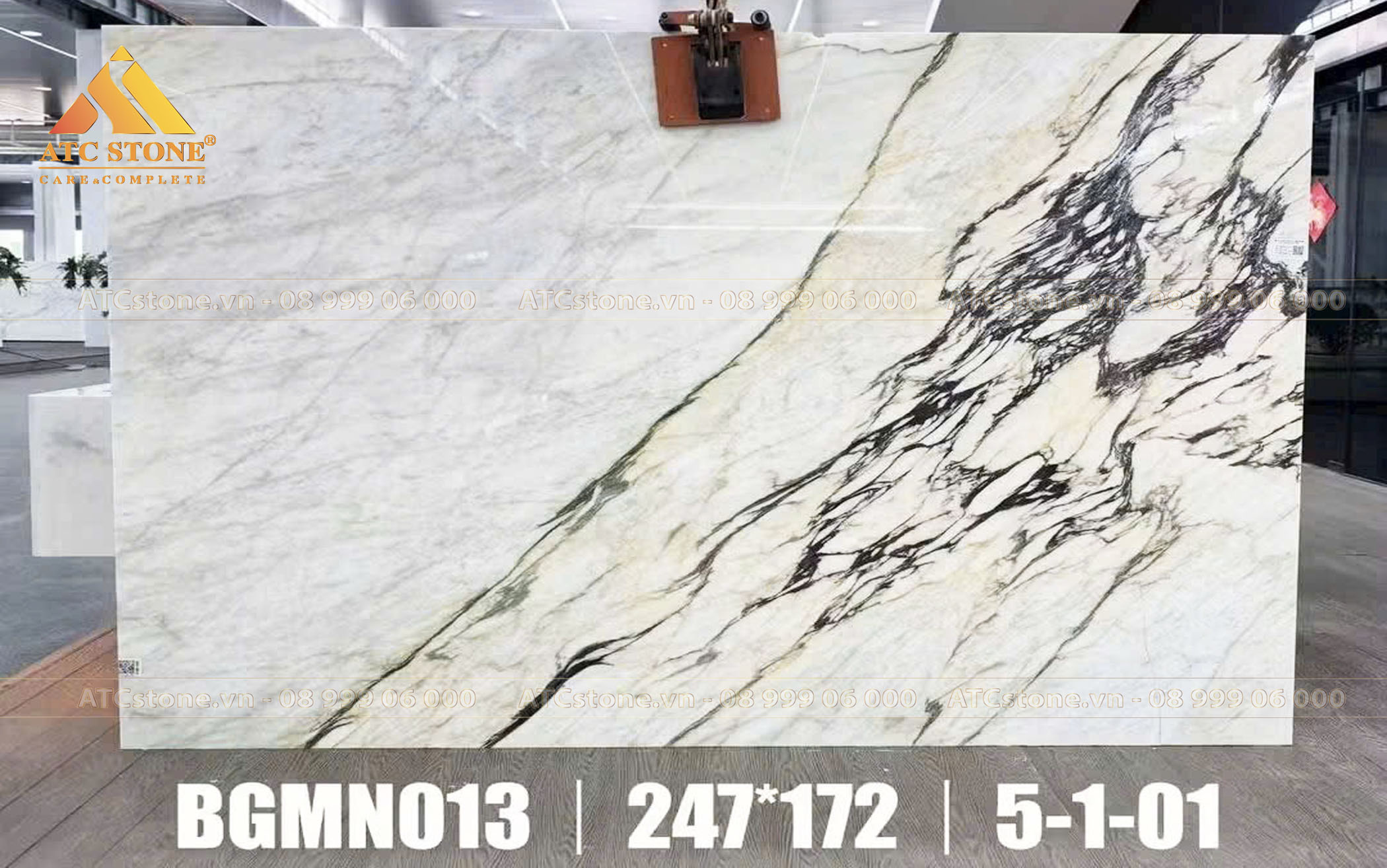 Đá hoa cương cao cấp DA-MARBLE-CALACATTA-MONET