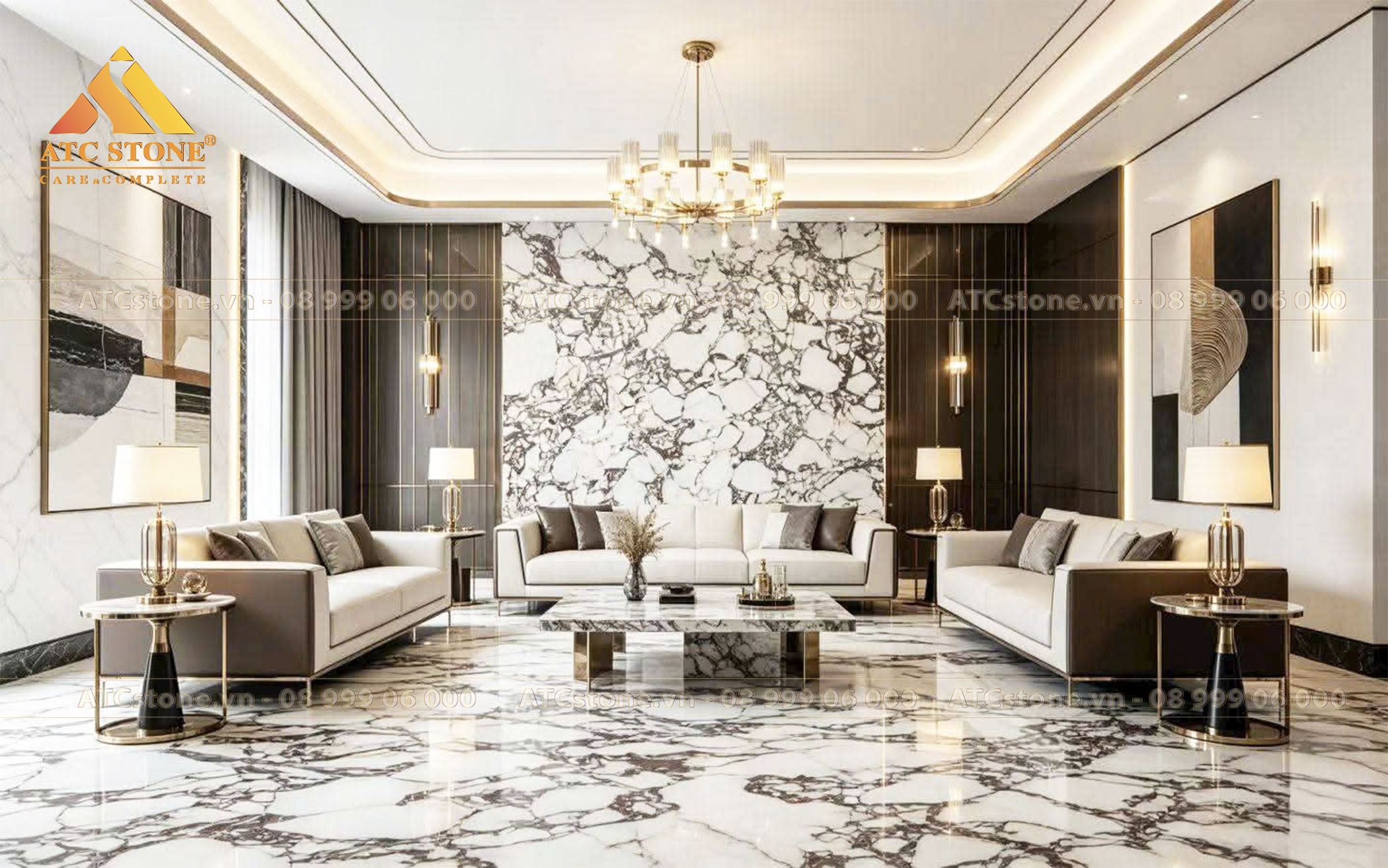 Đá hoa cương cao cấp DA-MARBLE-CALACATTA-VIOLA