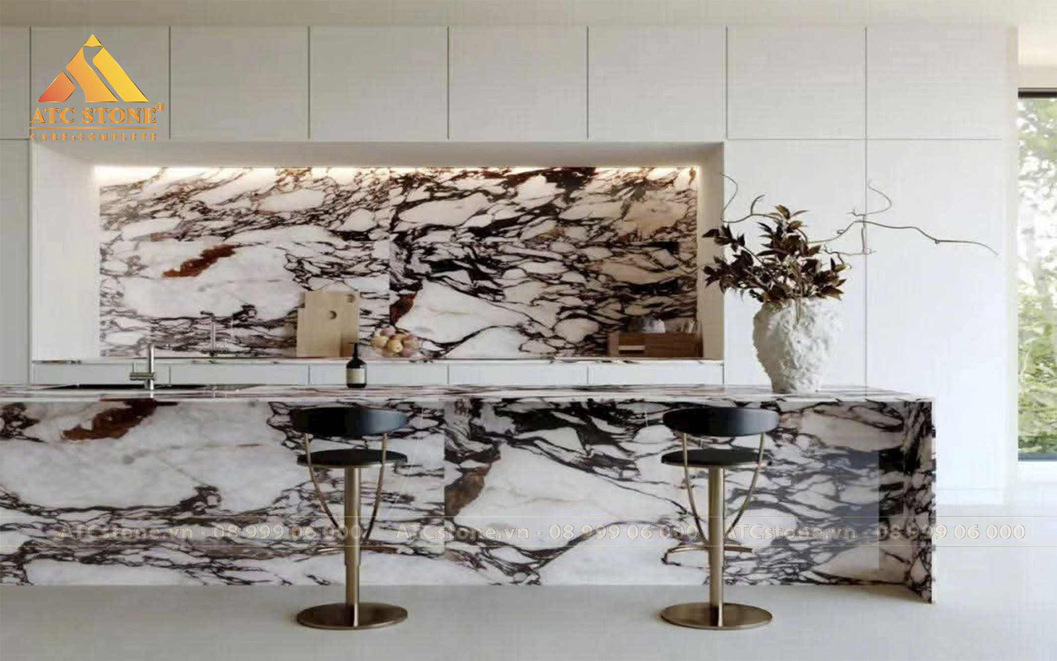 Đá hoa cương cao cấp DA-MARBLE-CALACATTA-VIOLA